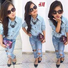 2pcs Toddler Baby Girl Short Sleeve Denim Outfits Shirt Tops Jeans Clothes Set Ebay Jeans Shirt For Girl Kids Fashion Clothes Girl Outfits