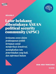 Ketiga, menciptakan pertumbuhan ekonomi yang seimbang, dan pilar terakhir adalah integrasi ke. Jelaskan Latar Belakang Terbentuknya Asean Cara Golden