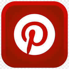 Shiny square Pinterest icon with gradient effect on transparent background  PNG - Similar PNG