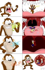 Taz Vore By Https Www Deviantart Com Junited On Deviantart Taz Looney Tunes My Childhood