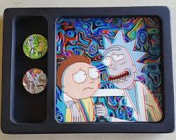 Rolling Tray Rick And Morty Weed 420 Modern 1970 Now Other Tobacciana Items Rick and morty 4k wallpapers. rolling tray rick and morty weed 420