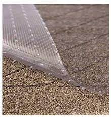 Clear vinyl plastic floor runner/protector for deep pile carpet 27x6. Amazon Com Resilia Clear Vinyl Plastic Floor Runner Protector For Low Pile Carpet Skid Resistant Decorative Pattern 27 Inches Wide X 6 Feet Long Furniture Decor