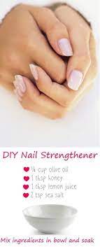 Diy Nail Strengthener For Strong Healthy Shiny Nails Nail Growth Tips Nail Strengthener How To Grow Nails