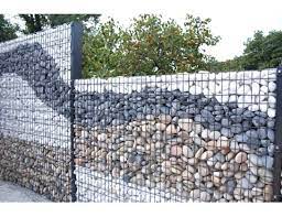 Hexagonal shaped gabion planter (also good for raised beds) 12 Gorgeous Gabion Ideas For Backyards Container Water Gardens