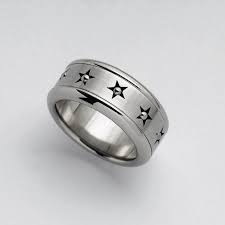Mens Spinner Ring Stars Ring Spinner Ring For Women Etsy Diamond Wedding Rings Sets Stainless Steel Rings Steel Ring