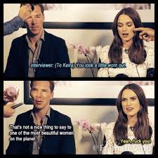 Benedict Cumberbatch And Keira Knightley Benedict Cumberbatch Best Funny Pictures Really Funny