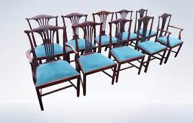 Well you're in luck, because here they come. Set 10 Georgian Mahogany Antique Dining Chairs Of Chippendale Revival