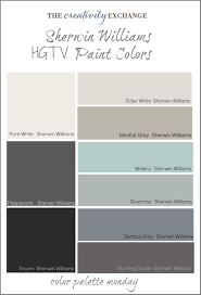 hgtv paint colors from sherwin williams color palettes