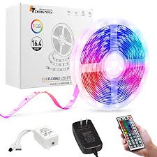 Led lights for bedroom with remote control. Review For Led Strip Lights 16 4 Feet Ct Capetronix 5050 Rgb Led Lights Strip With Remote Control 150 Leds 12 Volt Led Lights For Bedroom Tv Backlight Room Ceiling Kitchen Multicolor Decoration