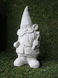 Cast Stone Concrete Gnome For Home And Garden Gnome Garden Gnomes Concrete Garden