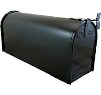 Fulton 18-3/4 in 6-7/8 in 8-3/4 in Standard Post Mount Mailbox