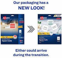 Avery® Clean Edge Inkjet Printable Multipurpose Card - White - Bulk