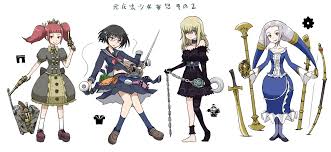 Magical witch redesigns for izabel, quitterie and walpurgisnacht. Walpurgisnacht Patricia Izabel And Roberta Mahou Shoujo Madoka Magica Drawn By Neri Gozu Danbooru