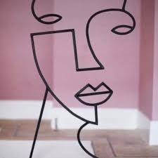 They outlined with sharpie markers. Download Stl File Picasso Style Face Template To 3d Print Cults