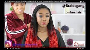 Box Braiding London Uk How To Box Braid Makeup Transformation Braidsgang Red Ombre Hair Youtube See over 2,204 very dark skin images on danbooru. box braiding london uk how to box braid makeup transformation braidsgang red ombre hair
