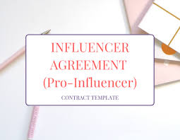 Brand ambassador contract template word. Brand Ambassador Agreement
