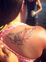 Three little birds signifies the father, the son, and the holy spirit. Pin By Vicki K On Bob Marley Tattoo Three Little Birds Don T Worry About A Thing Little Bird Tattoos Tattoos Birds Tattoo