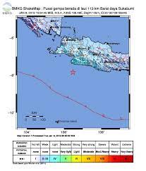 Halo sobat bmkg berikut disampaikan tayangan update prakiraan cuaca untuk esok hari, minggu, 07. Gempabumi Tektonik M 5 4 Mengguncang Kabupaten Sukabumi Tidak Berpotensi Tsunami Bmkg