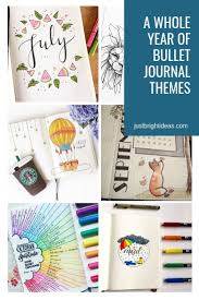 Monthly Bullet Journal Themes Pick A Different Theme For Every Month Of The Year Bullet Journal Themes Journal Themes Bullet Journal