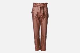 Pantalons & Shorts Femme | Imprevu Belgium Pantalon Marron En Coton Pantalon  Enduit Bronze – Cursos Anpe Aragon