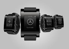 Mercedes Benz Announces Pebble Smartwatch Partnership Pebble Smartwatch Mercedes Smart Smart Watch