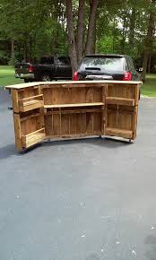 Folding Bar Bar Table Diy Pallet Bar Diy Porch Bar