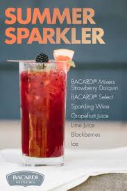 Make The Summer Sparkler The Highlight Of Your Next Afterdark Get Together Simply Mix Up This Summertime Magic With Cocktail Drinks Alcohol Recipes Fun Drinks