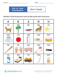 We have created these vowel worksheets to help kids learn the basics of short vowels and be able to recognize words with each of the short vowel sounds (a, e, i, o and u). Short Vowel Word Families Printable Worksheets Education Com