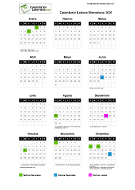 Calendario laboral del sector de la construcción de la provincia de barcelona 2021. Calendario Laboral Barcelona 2021