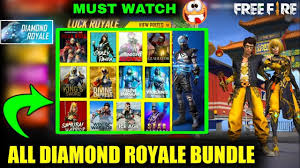 Grab weapons to do others in and supplies to bolster your chances of survival. Free Fire Diamond Royale Bundle All Diamond Royale Bundle Review Garena Free Fire Full Trailor Youtube