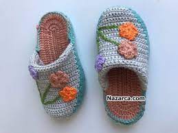 orgu ile plastik terlik giydirme teknigi nazarca com terli k slippers orgu