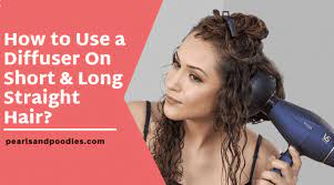 Check to see how your hair is setting. How To Use A Diffuser On Short Long Straight Hair