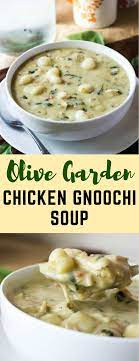 Olive Garden Chicken Gnocchi Soup Dinner Soup Soup Dinner Chicken Gnocchi Soup Olive Garden Gnocchi Recipes Soup