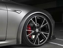 Tesla P90d Showing Off Those 22 Niche Wheels And Continental Tires