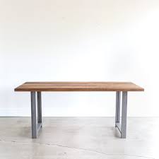 Metal dining table legs ukzn logos. Industrial Modern Dining Table H Shaped Metal Legs What We Make