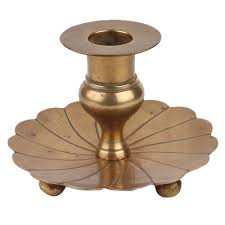 ✅ browse our daily deals for even more savings! Brass Pot Shaped Candle Stand On A Floral Base With A Handle