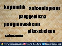 Kata di atas belum dapat dikatagorikan sebagai sebuah denotasi atau. Mengenal Imbuhan Gabungan Awalan Dan Akhiran Dalam Bahasa Sunda Serta Contohnya Dalam Kalimat