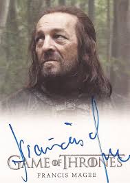 GAME OF THRONES Season 8: Francis Magee 'YOREN' Inscription Autograph Card  EUR 29,65