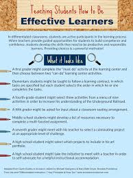 Tips On Teaching Students How To Become Effective Learners Differentiated Instruction Teaching Student Teaching