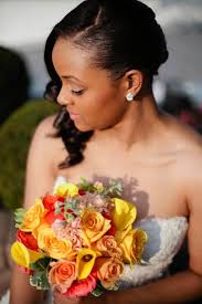 Coral and Yellow Wedding in Detroit: Ebony + Jeremy -Munaluchi Bride