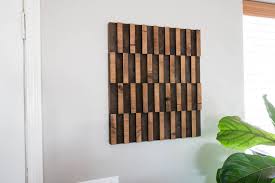 Making, arranging, and hanging artwork is simple with our easy wall art project ideas. Abstract Wooden Wall Art Addicted 2 Diy