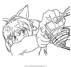 I dinosauri, enormi dominatori della terra preistorica, catturano la in questa scheda puoi trovare una collezione di dinosauri da colorare. Disegno Beyblade1 Personaggio Cartone Animato Da Colorare