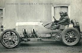 Grand Prix De L Acf 1908 Mercedes In 1908 Christian Lautenschlager Was Given The Opportunity To Drive One Old Race Cars Classic Racing Cars Classic Cars