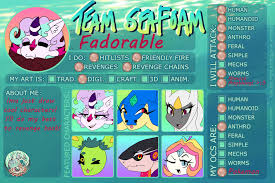 Art Fight 2024 Card - Team Seafoam! by Fadorable -- Fur Affinity [dot] net