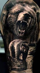 101 Idees Creatives D Un Tatouage Ours Et Leur Interpretation Mode Et Beaute Tatouage Zenidees Tatouage Ours Noir Tatouage Ours Tatouages De Grizzli L Ourson