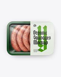 Plastic Tray With Sausages Mockup Top View In Tray Platter Mockups On Yellow Images Object Mockups Free Mockup Mockup Free Psd Mockup Downloads