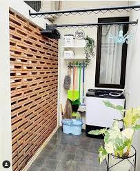 Ruang cuci sekaligus tempat jemuran baju. 11 Laundry Room Minimalis Di Lahan Sempit Jangan Cuci Jemur Di Halaman Rumah123 Com