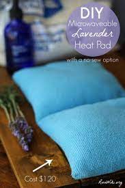 Diy Microwaveable Lavender Heat Pack With A No Sew Option Runwiki Diy Rice Heating Pad Diy Heating Pad Rice Bag Heating Pad