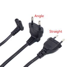 Straight blade, 90 degree right angle male plug replacement cord connector. C7 90 Degree Angle Ac Power Cord For Samsung Philips Sony Led Tv Eu Schuko Cee7 16 To Iec C7 Power Lead Adapter Cable Vde Cord Power Cords Extension Cords Aliexpress