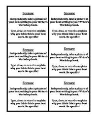 Seesaw Task Cards Template Samples Seesaw Task Cards Seesaw App